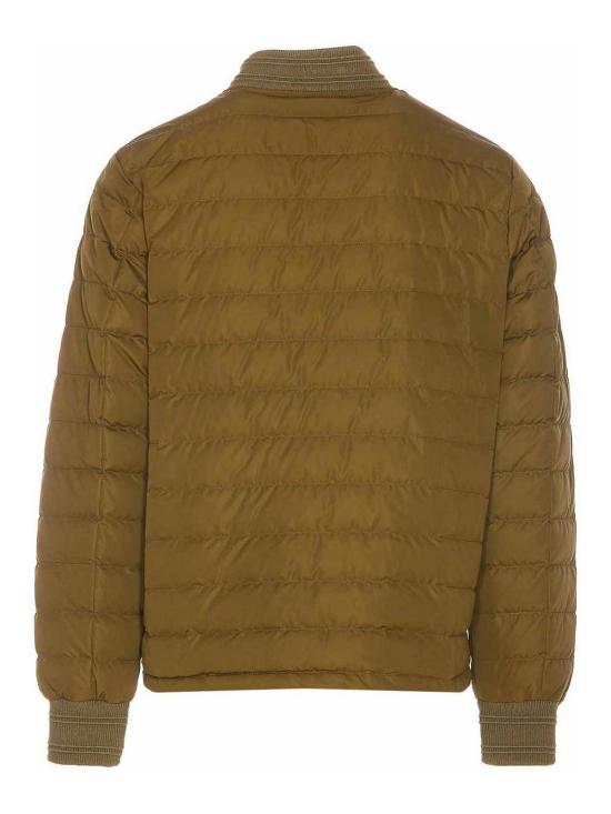  버버리 로고 패치 봄버 패딩 8100916 Green - BURBERRY