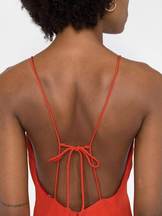  스텔라 맥카트니 롱 원피스 6A01193AU3546025 Red - STELLA MCCARTNEY