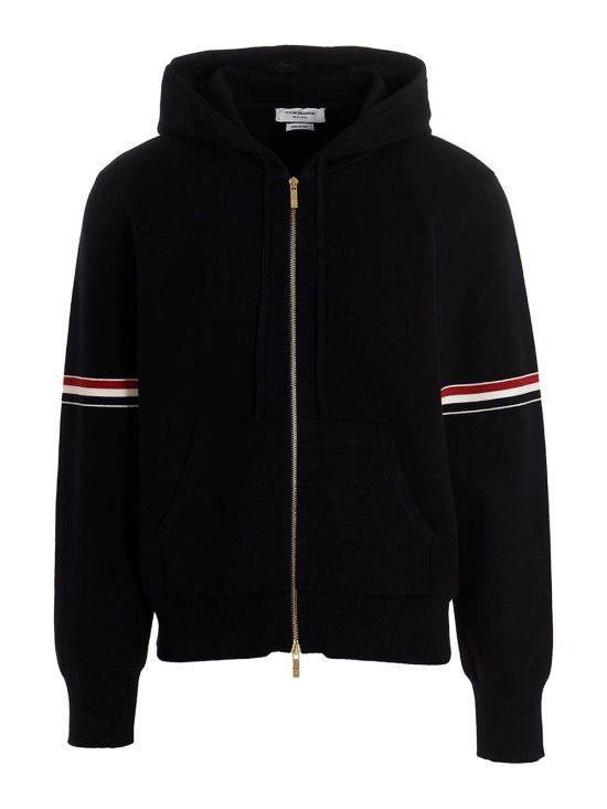  톰브라운 후드 티셔츠 MKT008AY3007415 Blue