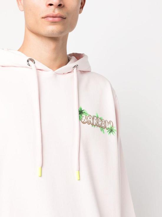  바로우 후드 티셔츠 034088008 Pink - BARROW