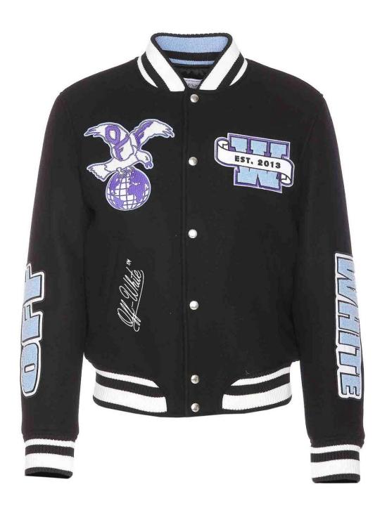  오프화이트 봄버 자켓 OMEH053S25FAB0011049 Black