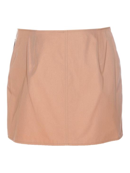  버버리 미디 스커트 8067747 Nude Neutrals - BURBERRY