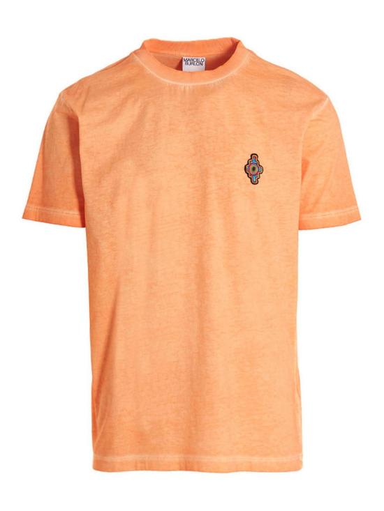  마르셀로 불론 반팔 티셔츠 CMAA018S23JER0082025 Orange