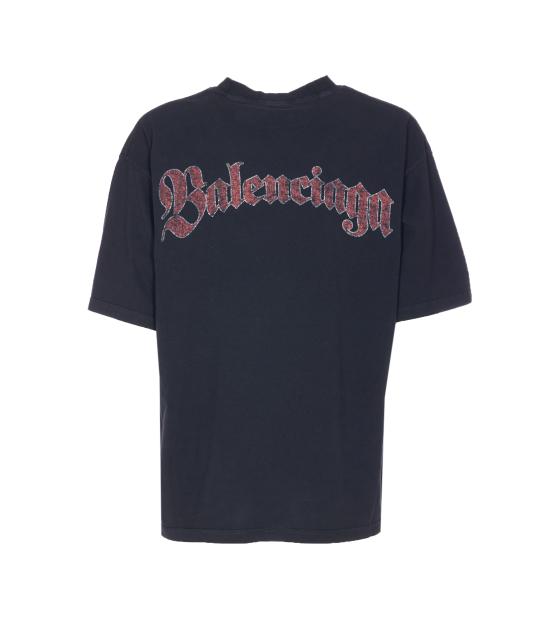 25FW 발렌시아가 반팔 티셔츠 764235 TTVH41041 Black - BALENCIAGA