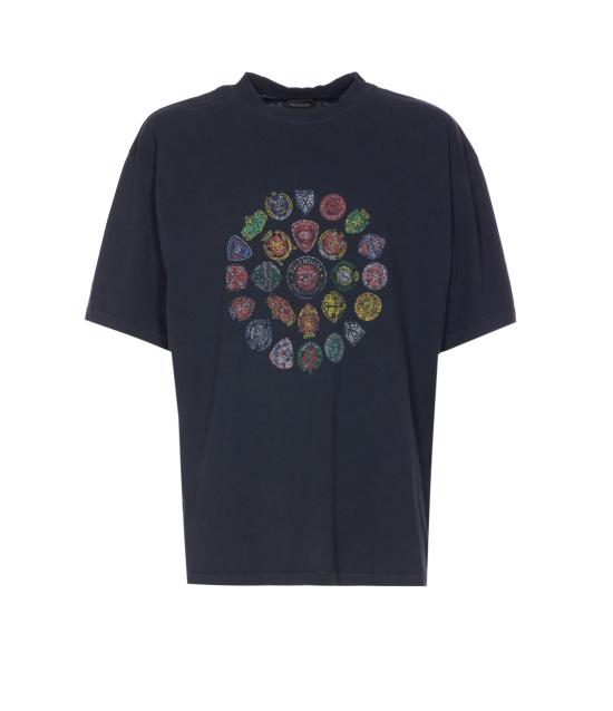 25FW 발렌시아가 반팔 티셔츠 764235 TTVH41041 Black