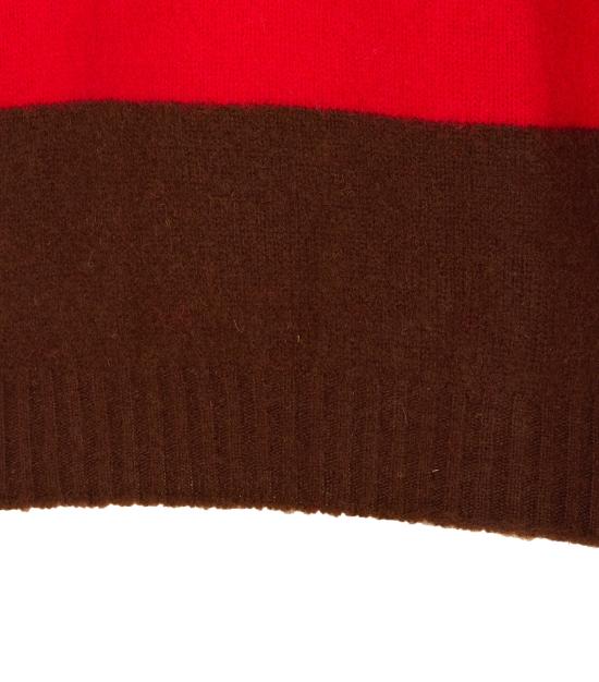 25FW 하울린 스웨터 SHAGGY BEAR MOCHA BOOM Red - HOWLIN