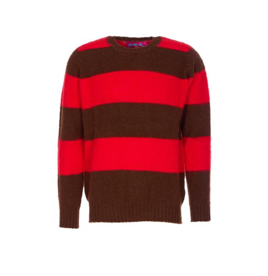 25FW 하울린 스웨터 SHAGGY BEAR MOCHA BOOM Red