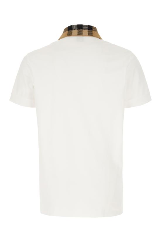 26SS 버버리 코튼 폴로 셔츠 8071621 A1464 WHITE - BURBERRY
