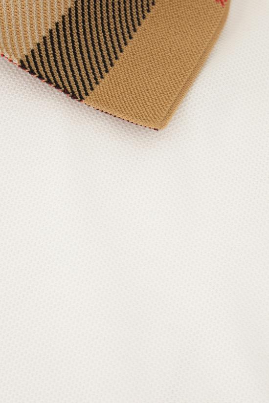 26SS 버버리 코튼 폴로 셔츠 8071621 A1464 WHITE - BURBERRY