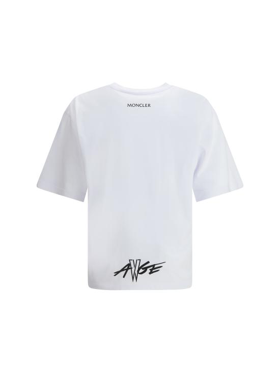 25FW MONCLER x ASAP ROCKY 반팔 티셔츠 K24048C0000289AYW 001 WHITE - OTHER BRANDS