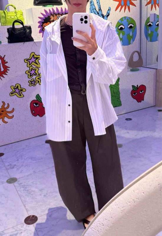  더 엔케이씨 스토어 스트레이트 팬츠 Nkc 스토어 벨티드 배럴 팬츠 브라운 - The NKC Store