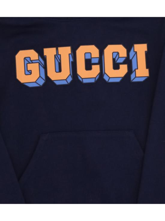 25FW [키즈] 구찌 니트/스웻셔츠 773379XJHB9 4392 BLUE - GUCCI
