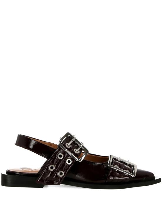 25FW 가니 플랫 슈즈 S3086436 PURPLE