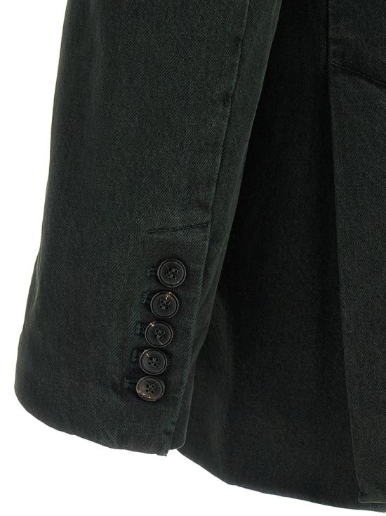 25FW 드리스 반 노튼 코트 2520104372397508 GREEN - DRIES VAN NOTEN