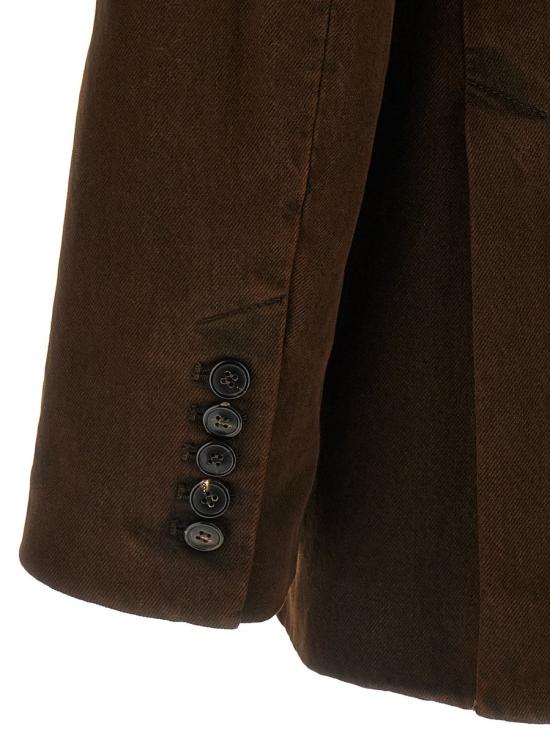 25FW 드리스 반 노튼 코트 2520104372397703 BROWN - DRIES VAN NOTEN