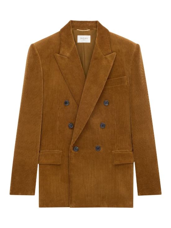 25FW 생로랑 수트 자켓 837047 Y107T 2121 BROWN