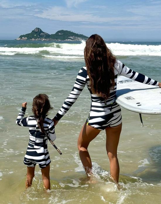  [키즈] 신시아 로리 원피스 수영복 어린이 신시아 로울리 상어 방지 잠수복 Blkwt - CYNTHIA ROWLEY