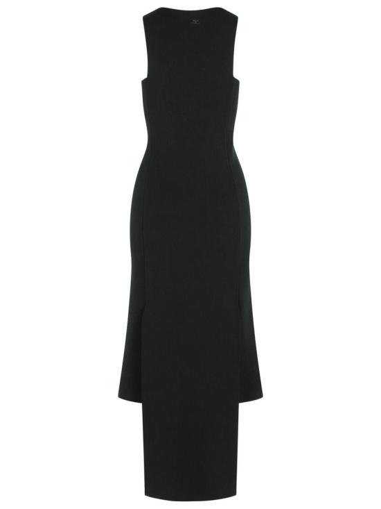 25FW 쿠레쥬 롱 원피스 425MRO742FI00019999 Black - COURREGES