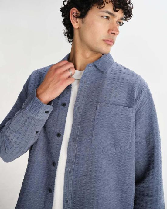  왁스 런던 데님 셔츠 셸리 - WAX LONDON