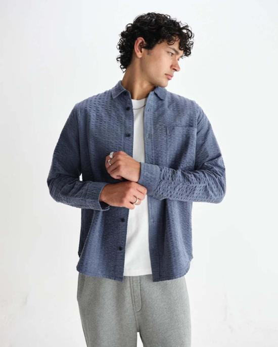  왁스 런던 데님 셔츠 셸리 - WAX LONDON