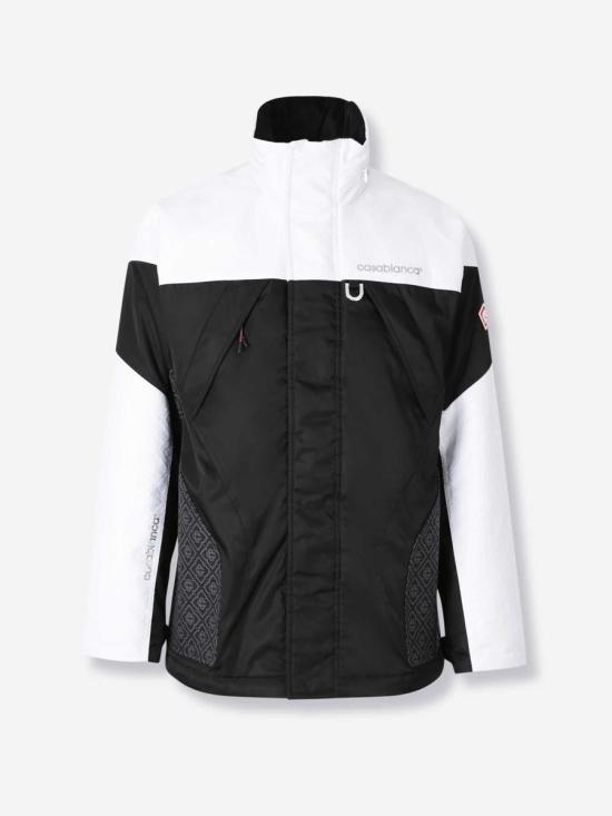 25FW 카사블랑카 자켓 OT 188 01 EX BLACK BLACK WHITE