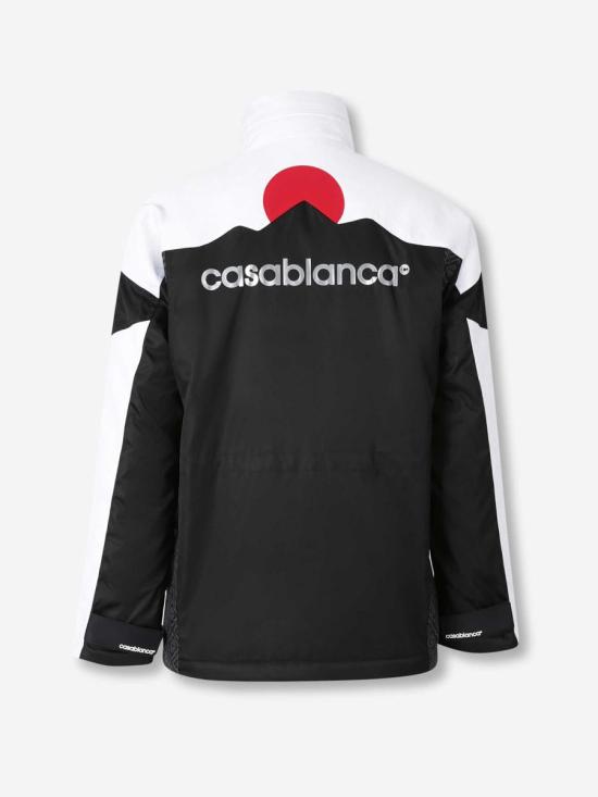 25FW 카사블랑카 자켓 OT 188 01 EX BLACK BLACK WHITE - CASABLANCA