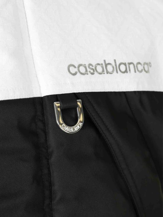 25FW 카사블랑카 자켓 OT 188 01 EX BLACK BLACK WHITE - CASABLANCA