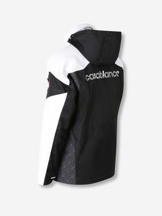 25FW 카사블랑카 자켓 OT 188 01 EX BLACK BLACK WHITE - CASABLANCA