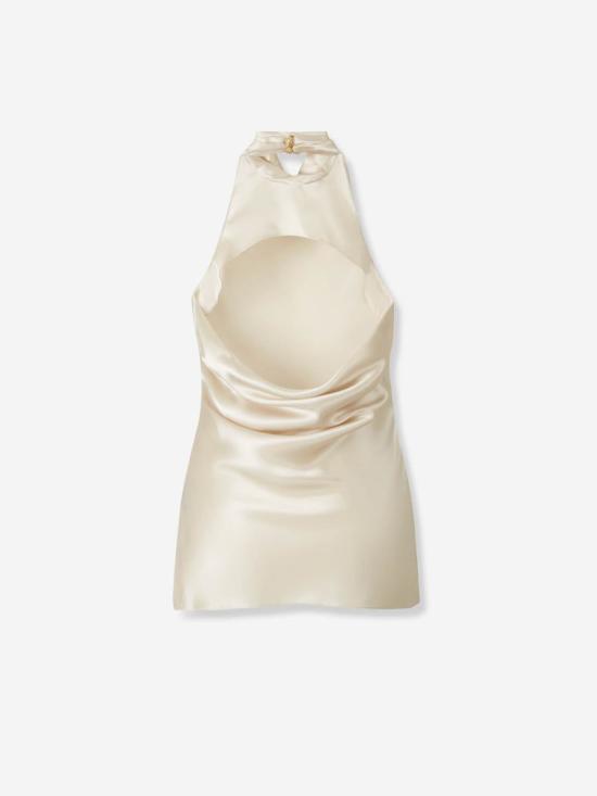 25FW 발망 민소매 티셔츠 FF1AE165SE95 0AS0ASBEIGE Beige - BALMAIN