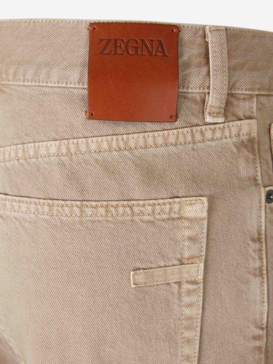 25FW 에르메네질도제냐 데님 팬츠 UGIB9A2 CITY N02 Brown - ERMENEGILDO ZEGNA