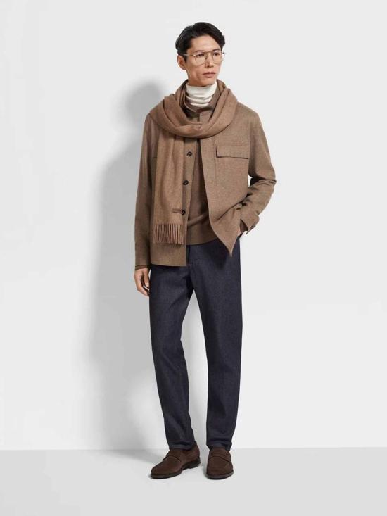 25FW 에르메네질도제냐 무톤 UGV08A2 SOW8 M06 BROWN - ERMENEGILDO ZEGNA