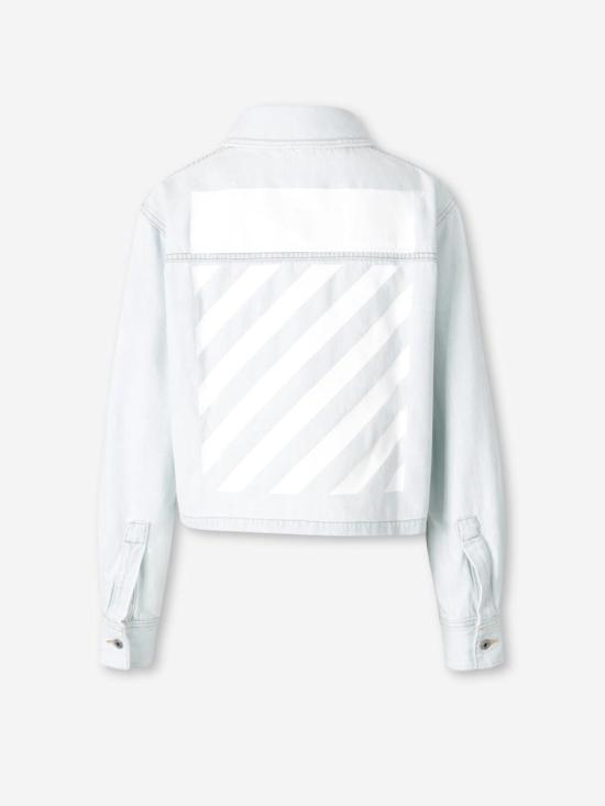 25FW 오프화이트 데님 셔츠 2YD013F25DEN002 W408 4301LIGHT BLUE LIGHT DENIM BLUE - OFF WHITE