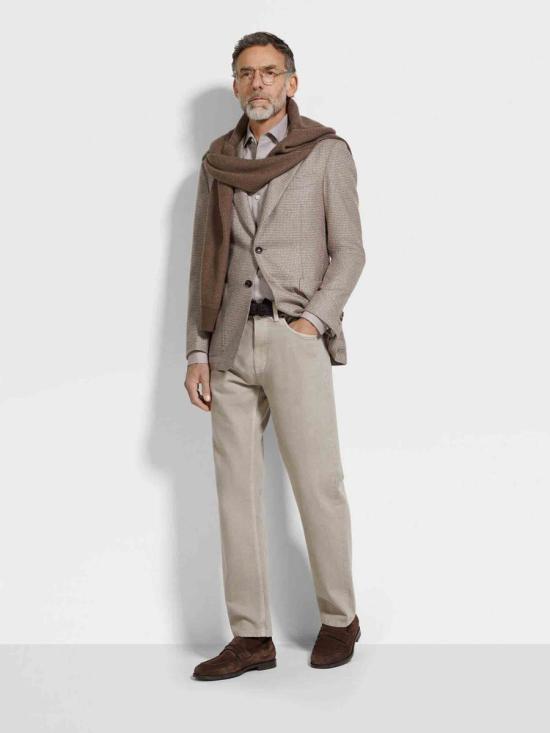 25FW 에르메네질도제냐 수트 자켓 259060A2 10FP20 259060A2 Beige - ERMENEGILDO ZEGNA