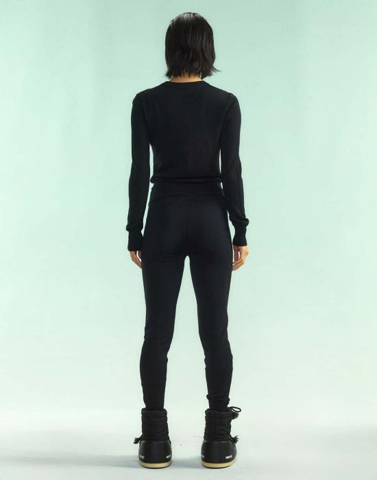  신시아 로리 스트레이트 팬츠 신시아 로울리 애스펜 니트 조거 블랙 - CYNTHIA ROWLEY