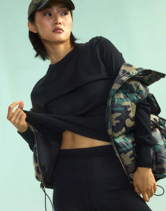  신시아 로리 스트레이트 팬츠 신시아 로울리 애스펜 니트 조거 블랙 - CYNTHIA ROWLEY