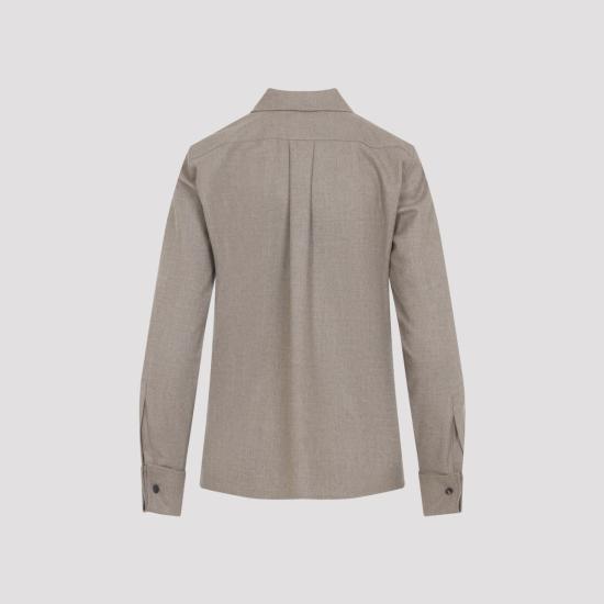 25FW 막스마라 셔츠 2521116042600 10257 002 Beige - MAX MARA