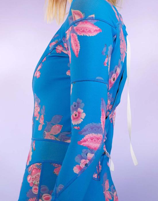  신시아 로리 원피스 수영복 신시아 로울리 보위 플로럴 습식수트 Blpkm - CYNTHIA ROWLEY