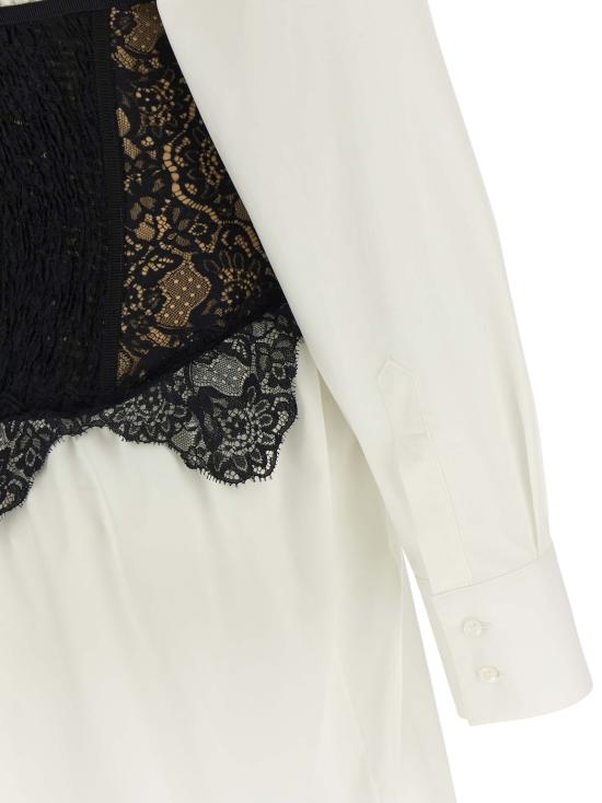 25FW 쥬세페 디 모라비토 숏 원피스 05FWDR4980542502 White Black - GIUSEPPE DI MORABITO