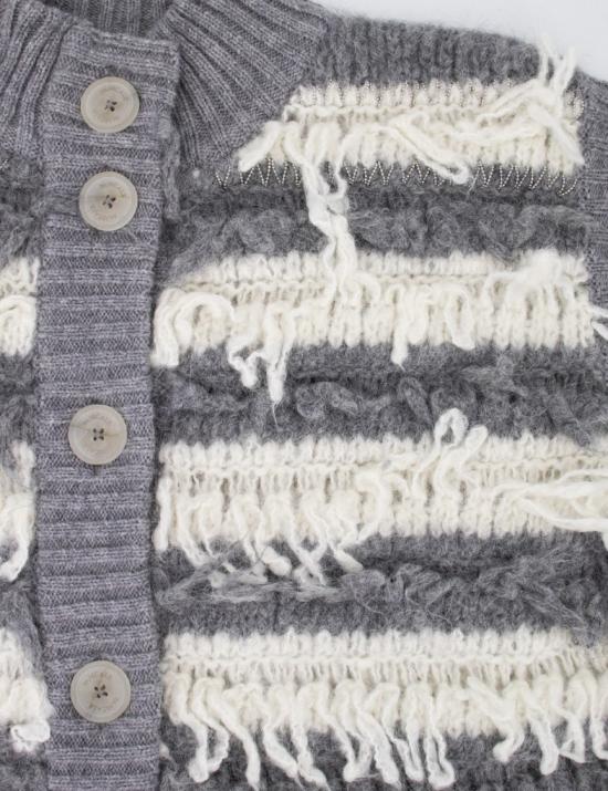 24FW 빠니깔레 니트 베스트 D350715GLB 35D53A 970 Grey - Panicale