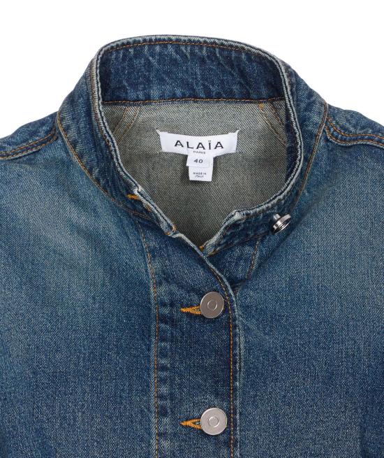 25FW 알라이아 수트 자켓 AA9V1170D007B 517 Blue - ALAIA