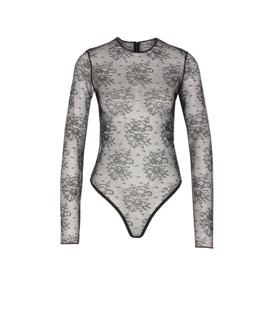 25FW 돌체앤가바나 바디수트 티셔츠 F79BPT FLREXN0000 Black