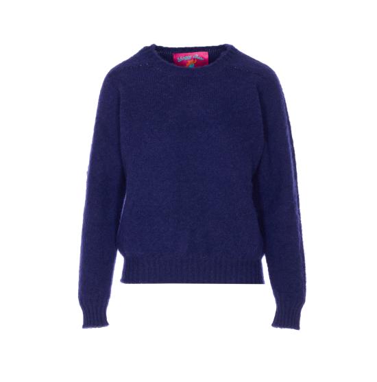 25FW 하울린 쉐기 베어 스웨터 SHAGGY BEAR WOMEN BLUE STAR Blue