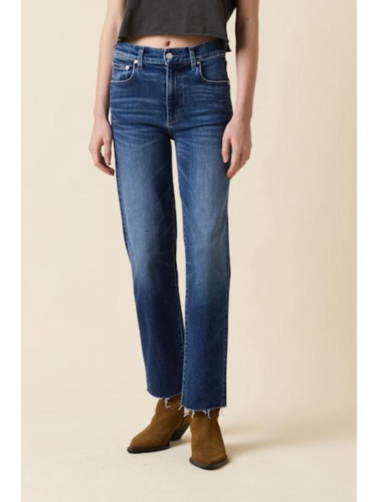  르장 데님 팬츠 Le Jean Sabine 스트레이트 앵클 진 - LE JEAN