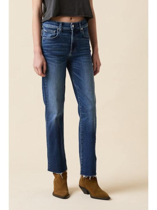  르장 데님 팬츠 Le Jean Sabine 스트레이트 앵클 진 - LE JEAN