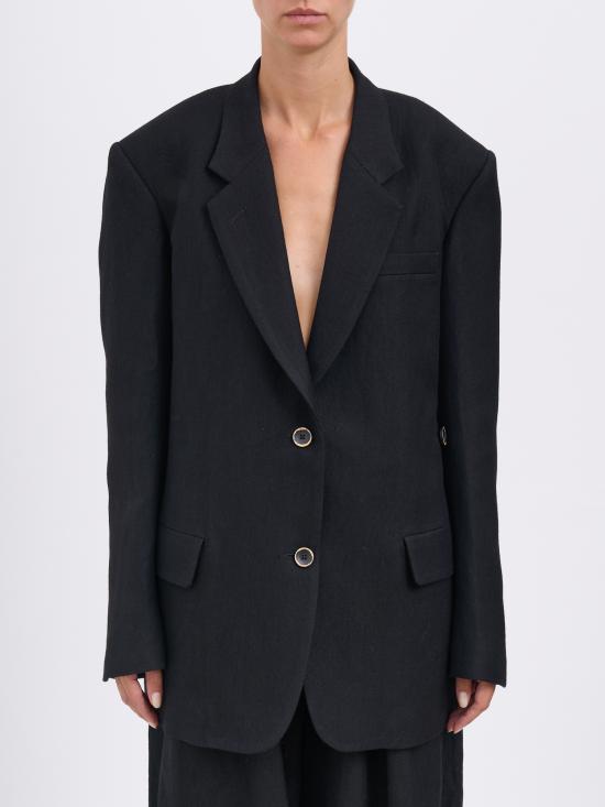 25FW 우마 왕 자켓 MUW6056UW900 Black