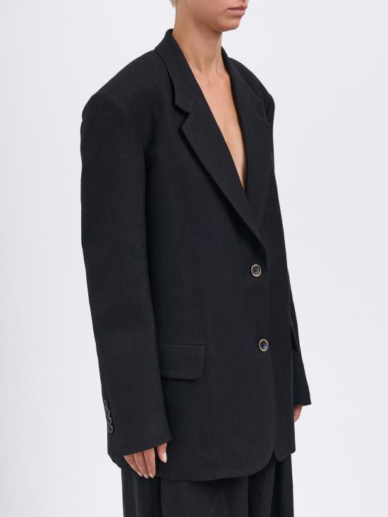 25FW 우마 왕 자켓 MUW6056UW900 Black - UMA WANG