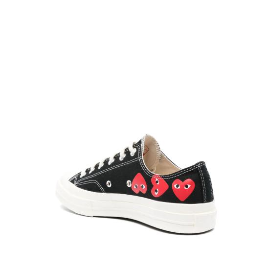 25FW 꼼데가르송 플레이 X 컨버스 스니커즈 AZ K126 001 BLACK - COMME DES GARCONS PLAY CONVERSE