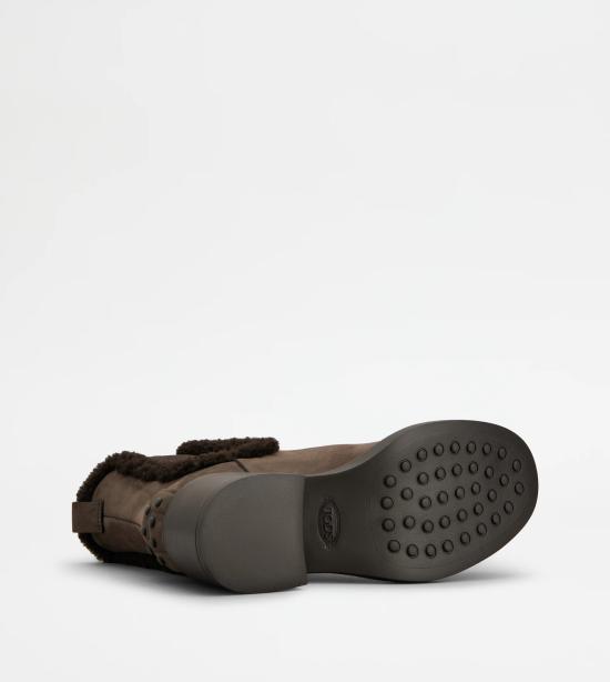 25FW 토즈 부츠 XXW73L0JR30UQN9Q20 Brown - TODS