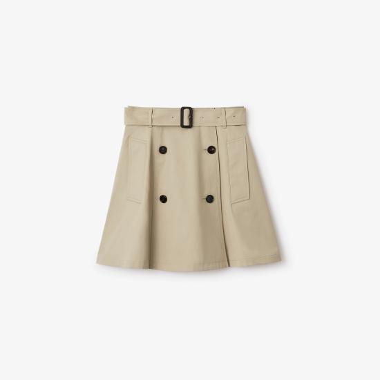 25FW 버버리 개버딘 트렌치 미니 스커트 8116006 Beige