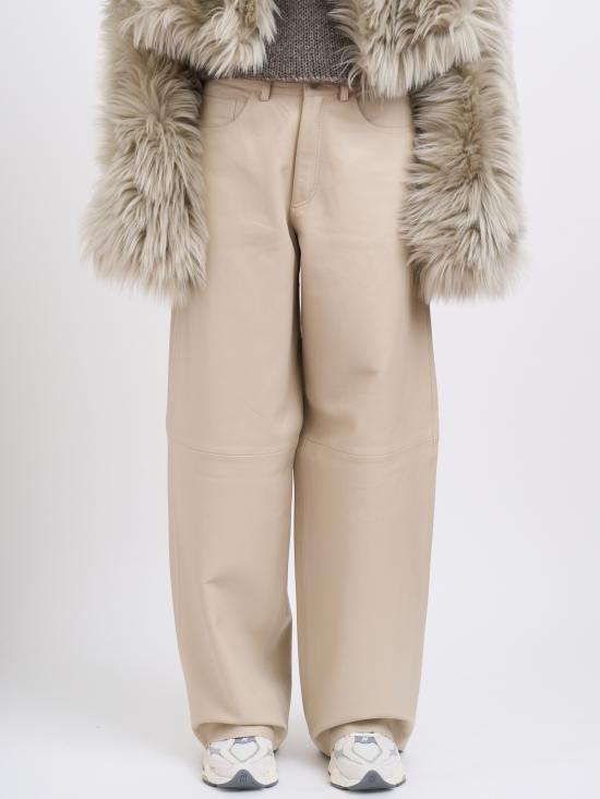 25FW 하이쿠레 스트레이트 팬츠 MHEW03296PL002TPC0006 Cream - HAIKURE